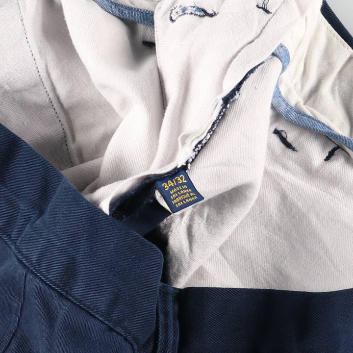 Ralph Lauren POLO RALPH LAUREN Chino Pants Men's W35 equivalent unclear navy blue type Vintage Second Hand