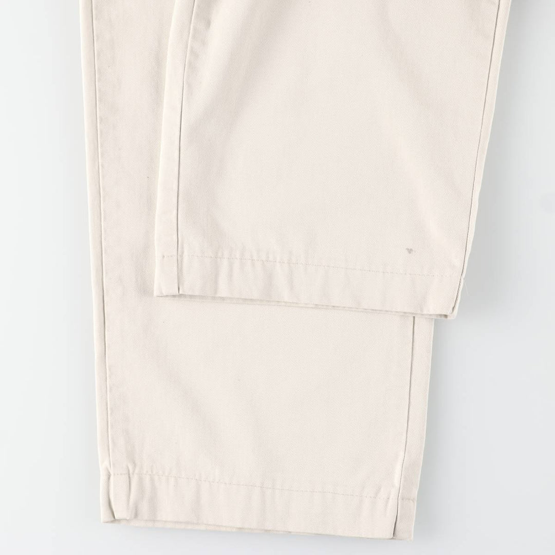 Ralph Lauren POLO by Ralph Lauren Chino Pants, Made in USA, Men's Size W36 (approx.) cotton Beige type Vintage Second Hand