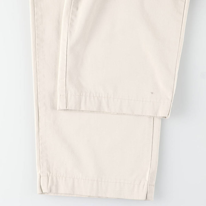 Ralph Lauren POLO by Ralph Lauren Chino Pants, Made in USA, Men's Size W36 (approx.) cotton Beige type Vintage Second Hand