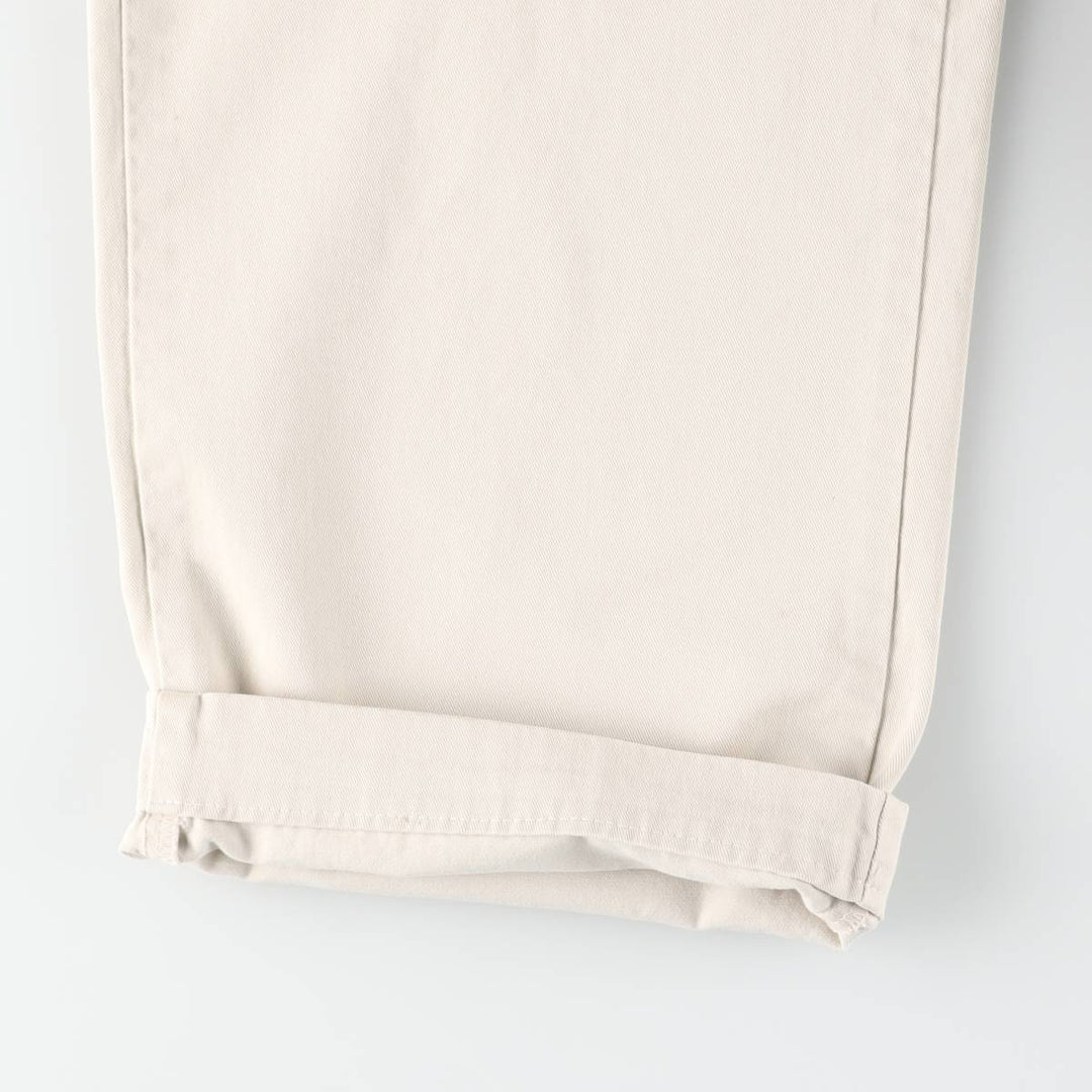 Ralph Lauren POLO by Ralph Lauren Chino Pants, Made in USA, Men's Size W36 (approx.) cotton Beige type Vintage Second Hand