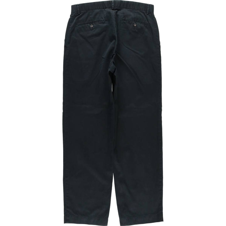 Ralph Lauren POLO by Ralph Lauren Chino Pants Men's W32 equivalent cotton black type Vintage Second Hand