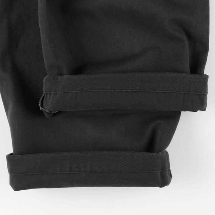 Ralph Lauren POLO by Ralph Lauren HAMMOND PANT, two-pleat chino pants, men's w36 equivalent cotton black type Vintage Second Hand