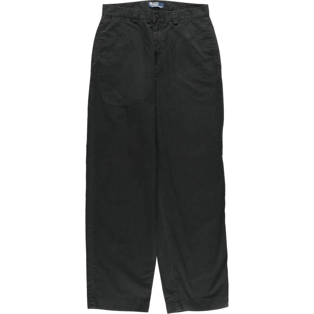 Ralph Lauren POLO by Ralph Lauren Chino Pants Men's W32 equivalent cotton black type Vintage Second Hand