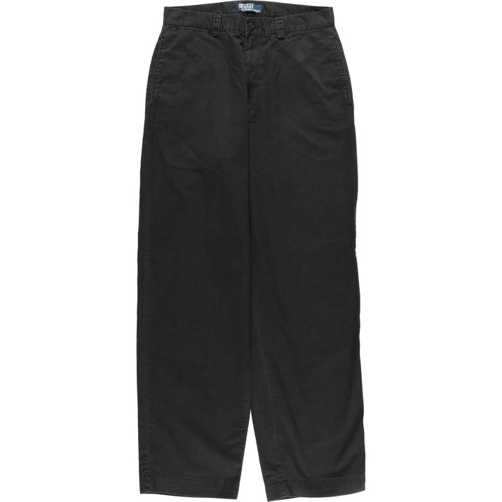Ralph Lauren POLO by Ralph Lauren Chino Pants Men's W32 equivalent cotton black type Vintage Second Hand