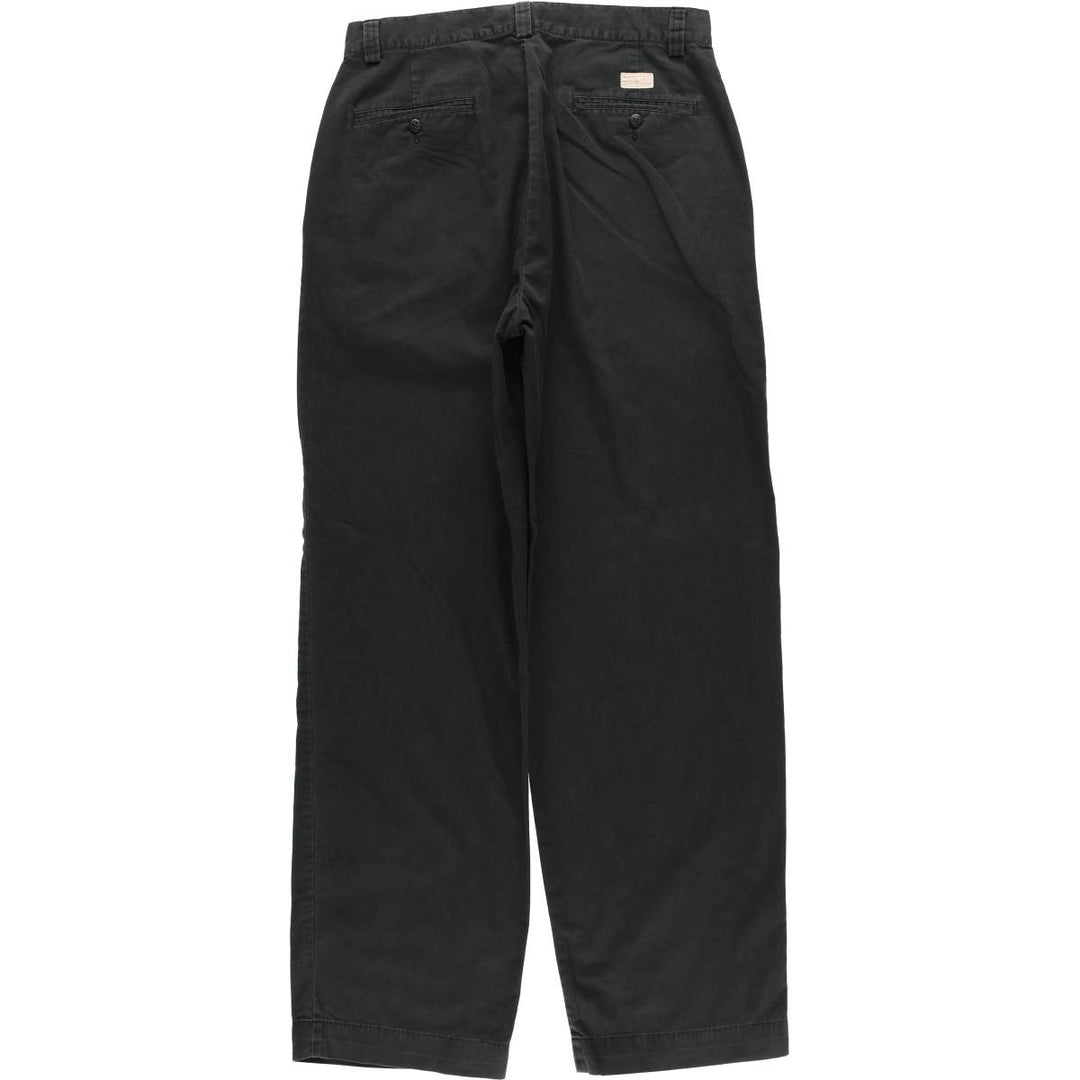Ralph Lauren POLO by Ralph Lauren Chino Pants Men's W32 equivalent cotton black type Vintage Second Hand