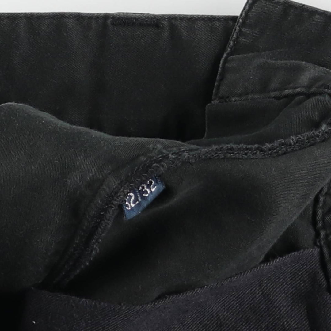Ralph Lauren POLO by Ralph Lauren Chino Pants Men's W32 equivalent cotton black type Vintage Second Hand