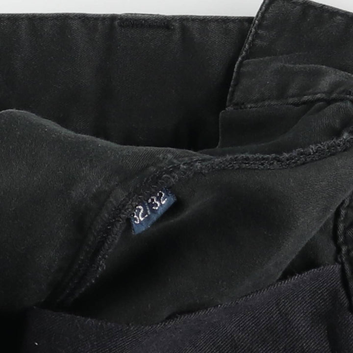 Ralph Lauren POLO by Ralph Lauren Chino Pants Men's W32 equivalent cotton black type Vintage Second Hand