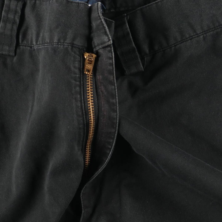 Ralph Lauren POLO by Ralph Lauren Chino Pants Men's W32 equivalent cotton black type Vintage Second Hand