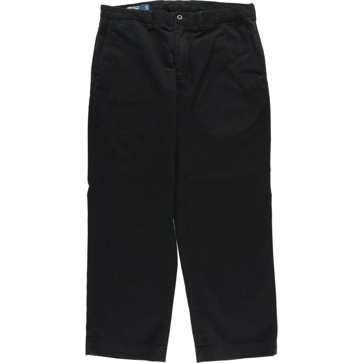 Ralph Lauren POLO by Ralph Lauren PRESTON PANT Chino pants for men, equivalent to w34 cotton black type Vintage Second Hand