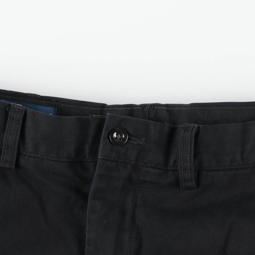 Ralph Lauren POLO by Ralph Lauren PRESTON PANT Chino pants for men, equivalent to w34 cotton black type Vintage Second Hand