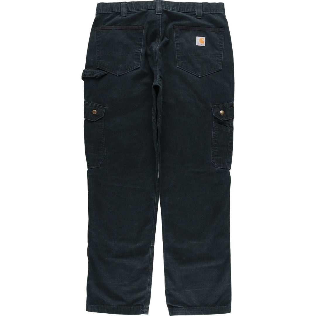 Carhartt Relaxed Fit Ripstop Double Knee Painter Pants, Men's W37 (approx.) cotton black type Vintage Second Hand