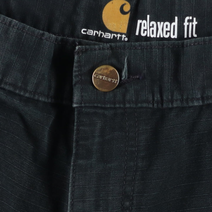 Carhartt Relaxed Fit Ripstop Double Knee Painter Pants, Men's W37 (approx.) cotton black type Vintage Second Hand