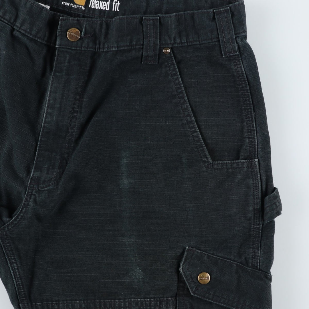 Carhartt Relaxed Fit Ripstop Double Knee Painter Pants, Men's W37 (approx.) cotton black type Vintage Second Hand