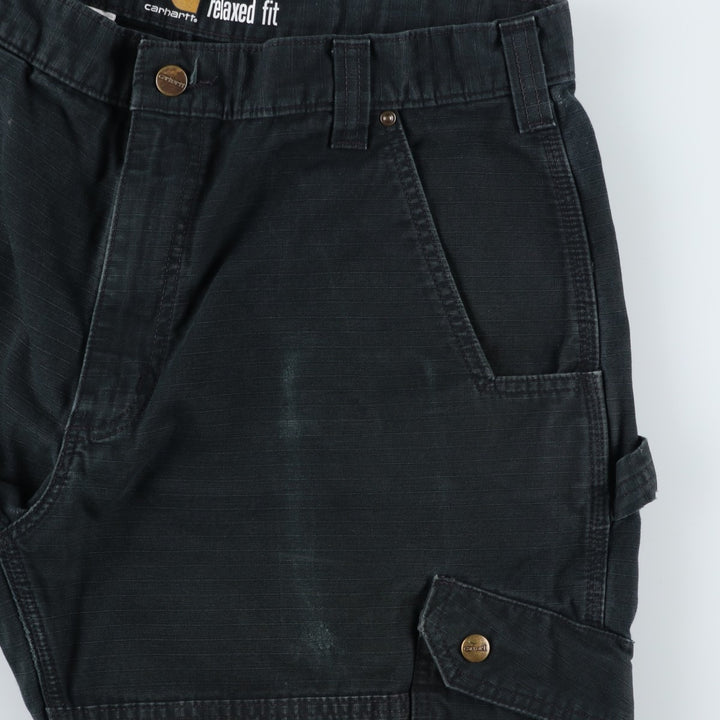 Carhartt Relaxed Fit Ripstop Double Knee Painter Pants, Men's W37 (approx.) cotton black type Vintage Second Hand
