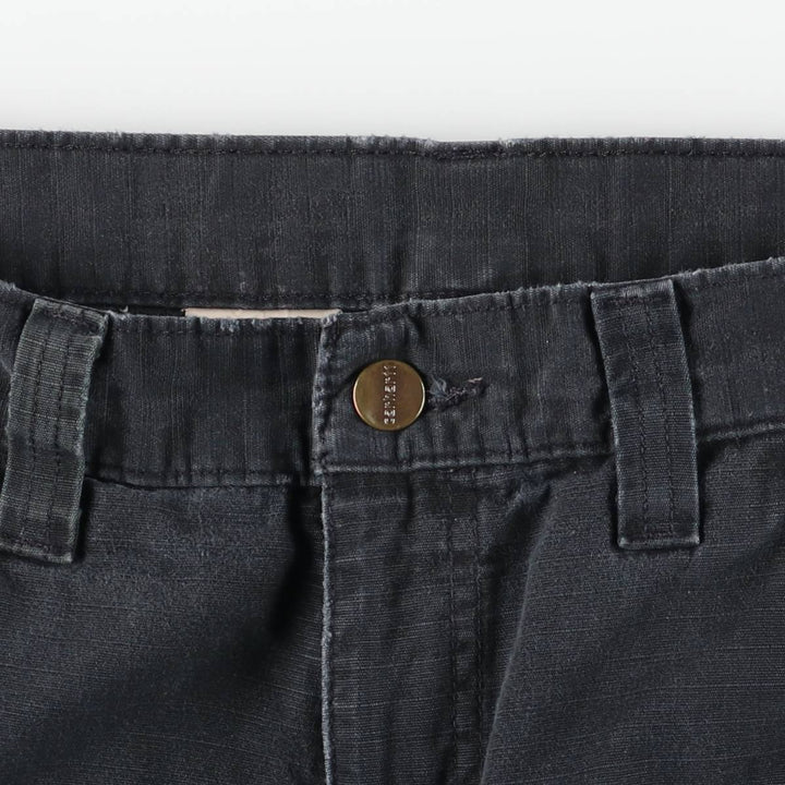 Carhartt Relaxed Fit Ripstop Work Pants Cargo Pants Men's W31 (approx.) cotton black type Vintage Second Hand