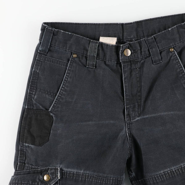 Carhartt Relaxed Fit Ripstop Work Pants Cargo Pants Men's W31 (approx.) cotton black type Vintage Second Hand