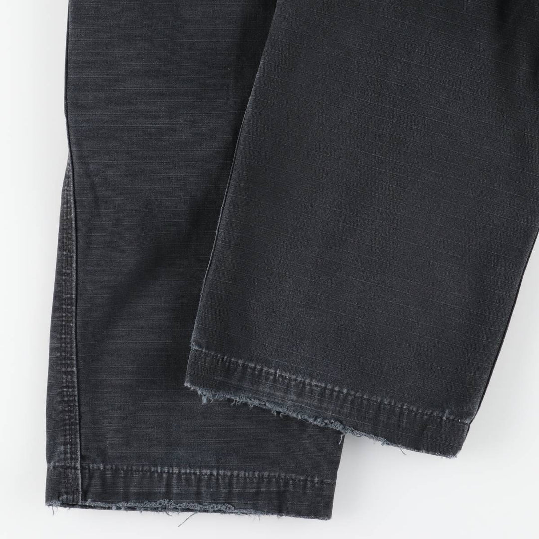 Carhartt Relaxed Fit Ripstop Work Pants Cargo Pants Men's W31 (approx.) cotton black type Vintage Second Hand