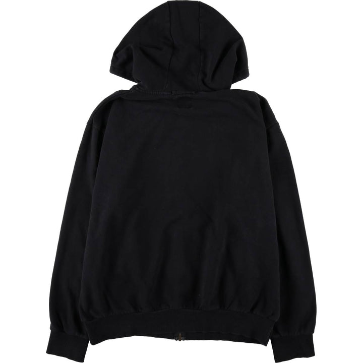 Dickies Sweat Full Zip Hoodie Men's L size cotton black type Vintage Second Hand