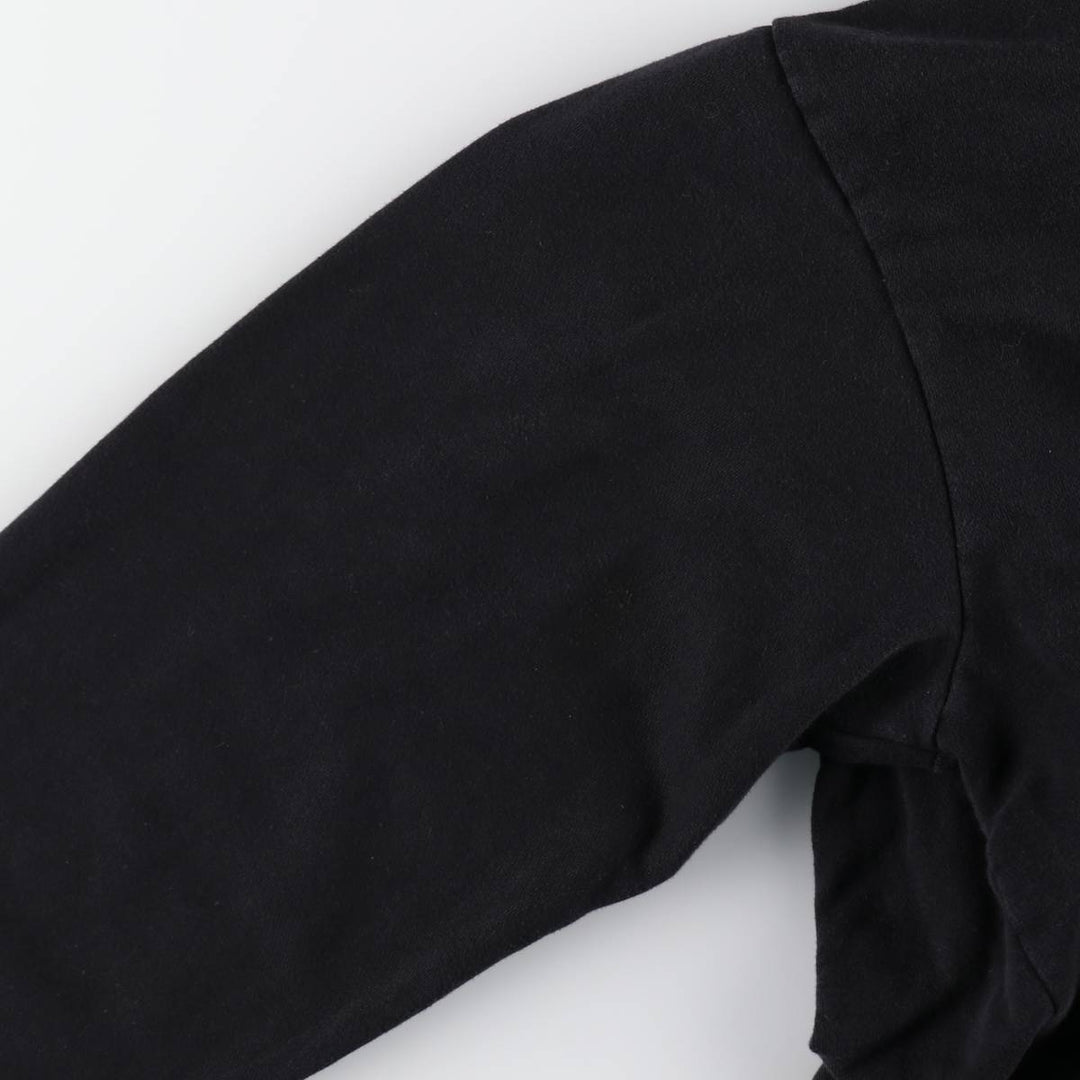Dickies Sweat Full Zip Hoodie Men's L size cotton black type Vintage Second Hand