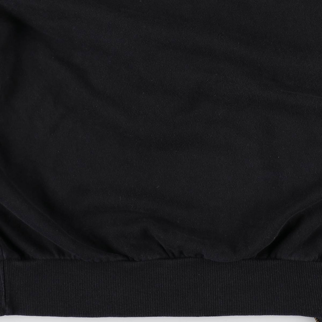 Dickies Sweat Full Zip Hoodie Men's L size cotton black type Vintage Second Hand
