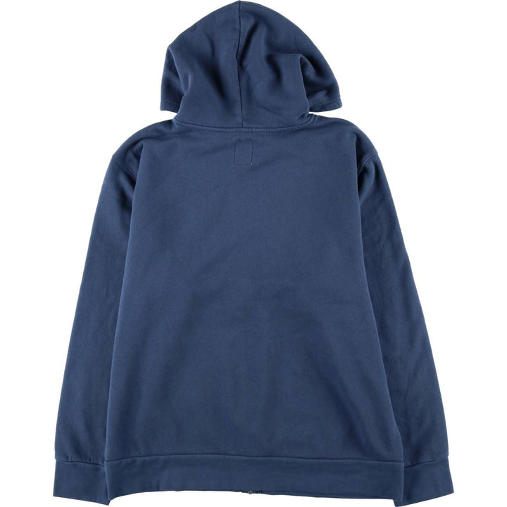 Dickies Sweat Full Zip Hoodie Men's L size cotton Navy blue Vintage Second Hand