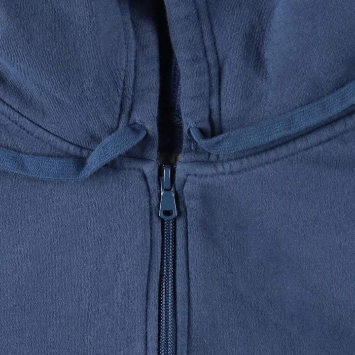 Dickies Sweat Full Zip Hoodie Men's L size cotton Navy blue Vintage Second Hand