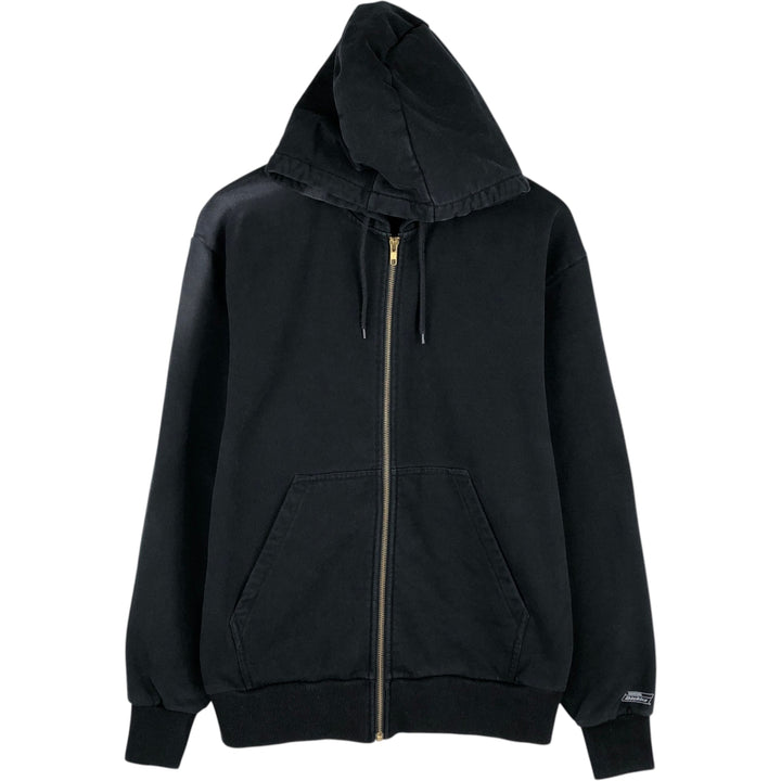 Dickies Sweat Full Zip Hoodie Men's M Size cotton black type Vintage Second Hand