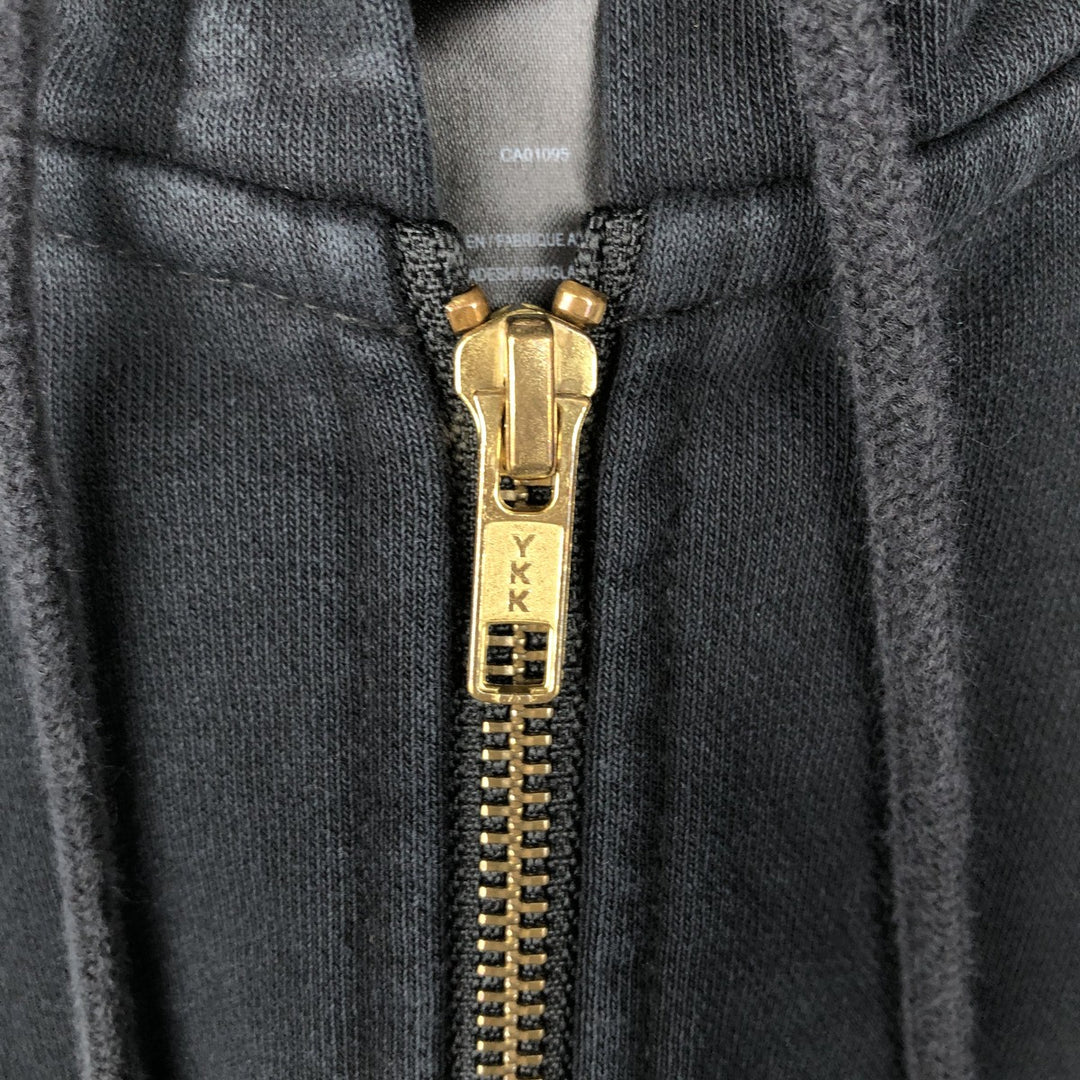 Dickies Sweat Full Zip Hoodie Men's M Size cotton black type Vintage Second Hand