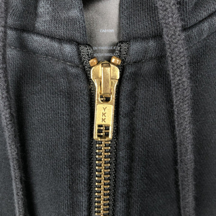Dickies Sweat Full Zip Hoodie Men's M Size cotton black type Vintage Second Hand