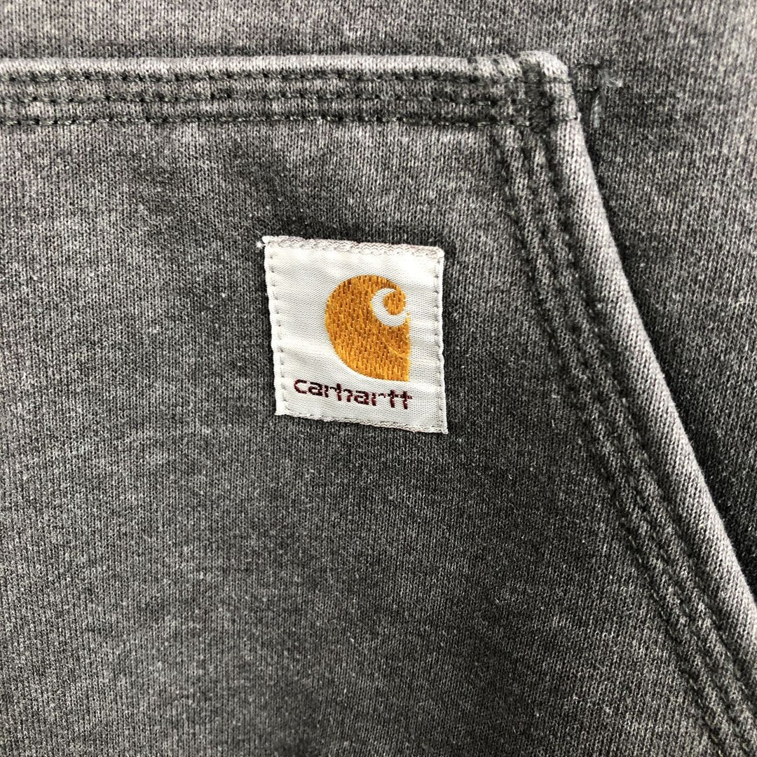 Carhartt ORIGINAL FIT Sweat Full Zip Hoodie Men's XL cotton Charcoal Vintage Second Hand