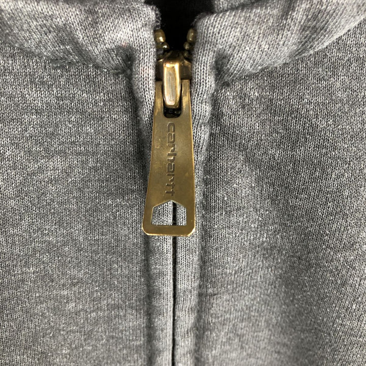 Carhartt ORIGINAL FIT Sweat Full Zip Hoodie Men's XL cotton Charcoal Vintage Second Hand