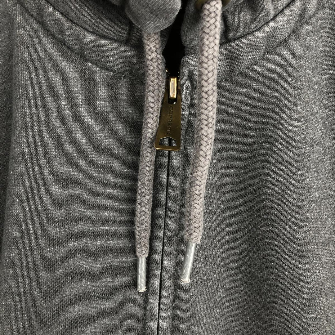 Carhartt ORIGINAL FIT Sweat Full Zip Hoodie Men's XL cotton Charcoal Vintage Second Hand