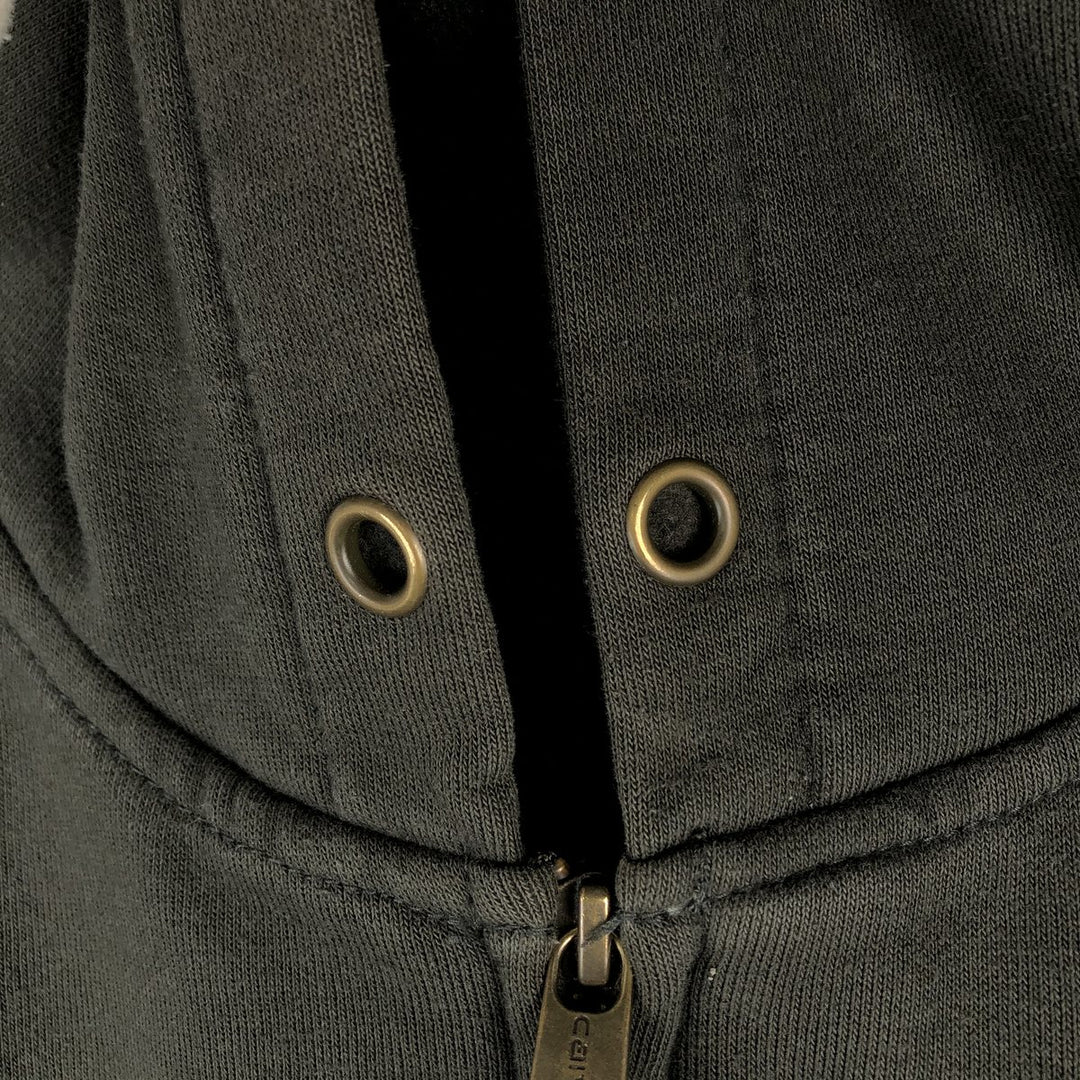 Carhartt Sweat Full Zip Hoodie, Men's M cotton black type Vintage Second Hand