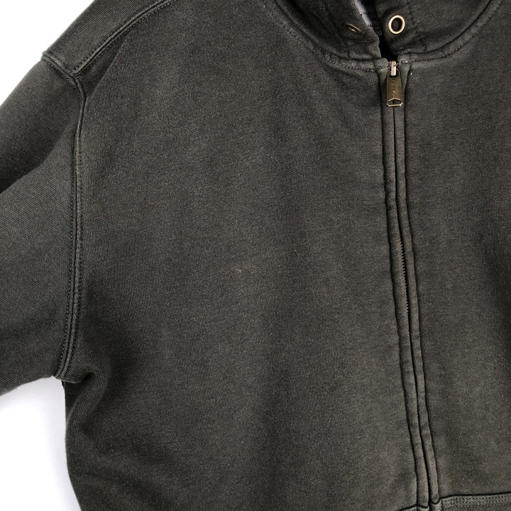 Carhartt Sweat Full Zip Hoodie, Men's M cotton black type Vintage Second Hand