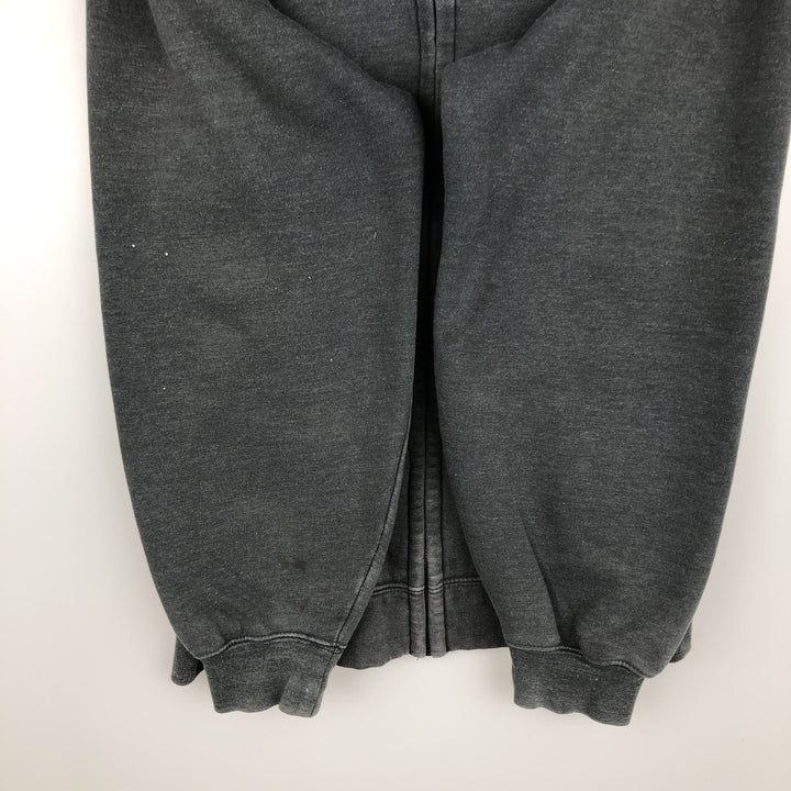 Carhartt ORIGINAL FIT Sweat Full Zip Hoodie, Men's L size cotton Charcoal Vintage Second Hand