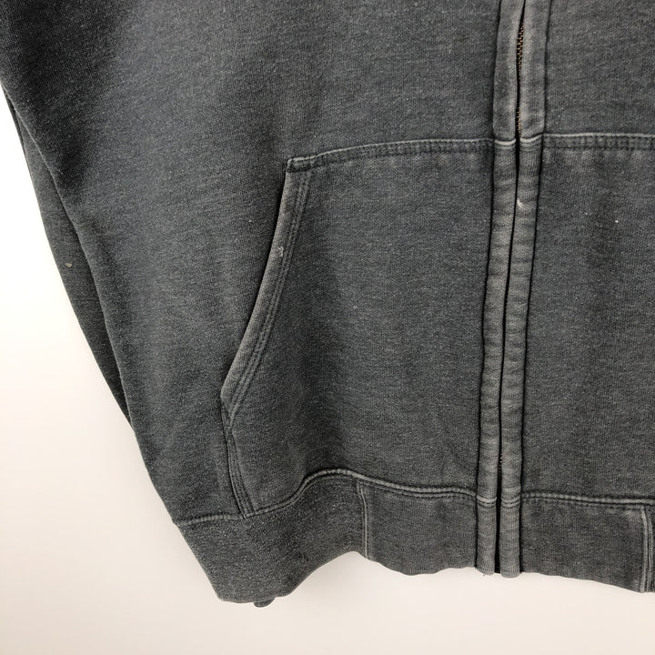 Carhartt ORIGINAL FIT Sweat Full Zip Hoodie, Men's L size cotton Charcoal Vintage Second Hand