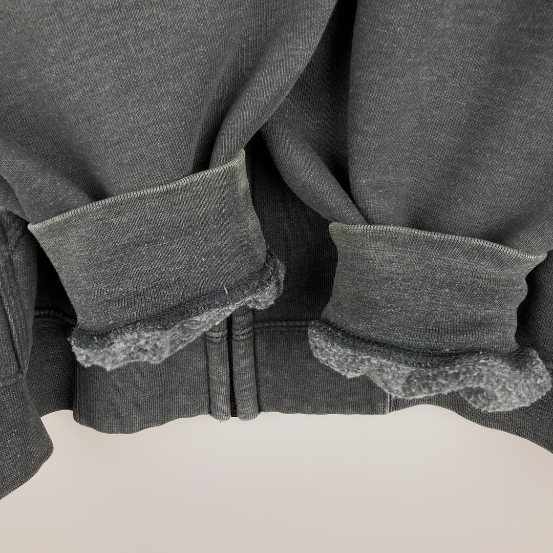 Carhartt ORIGINAL FIT Sweat Full Zip Hoodie, Men's L size cotton Charcoal Vintage Second Hand