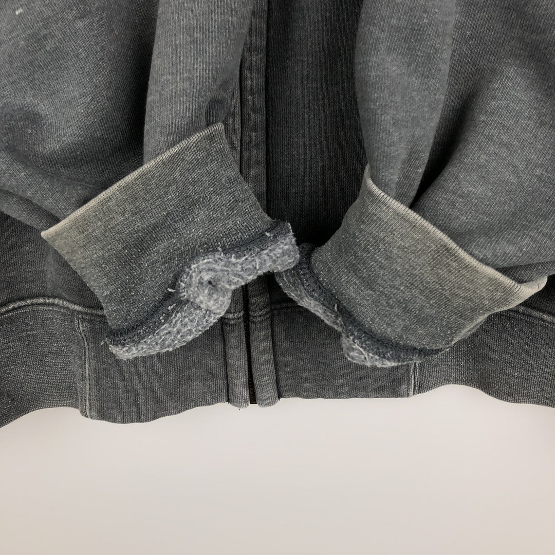 Carhartt ORIGINAL FIT Sweat Full Zip Hoodie, Men's L size cotton Charcoal Vintage Second Hand