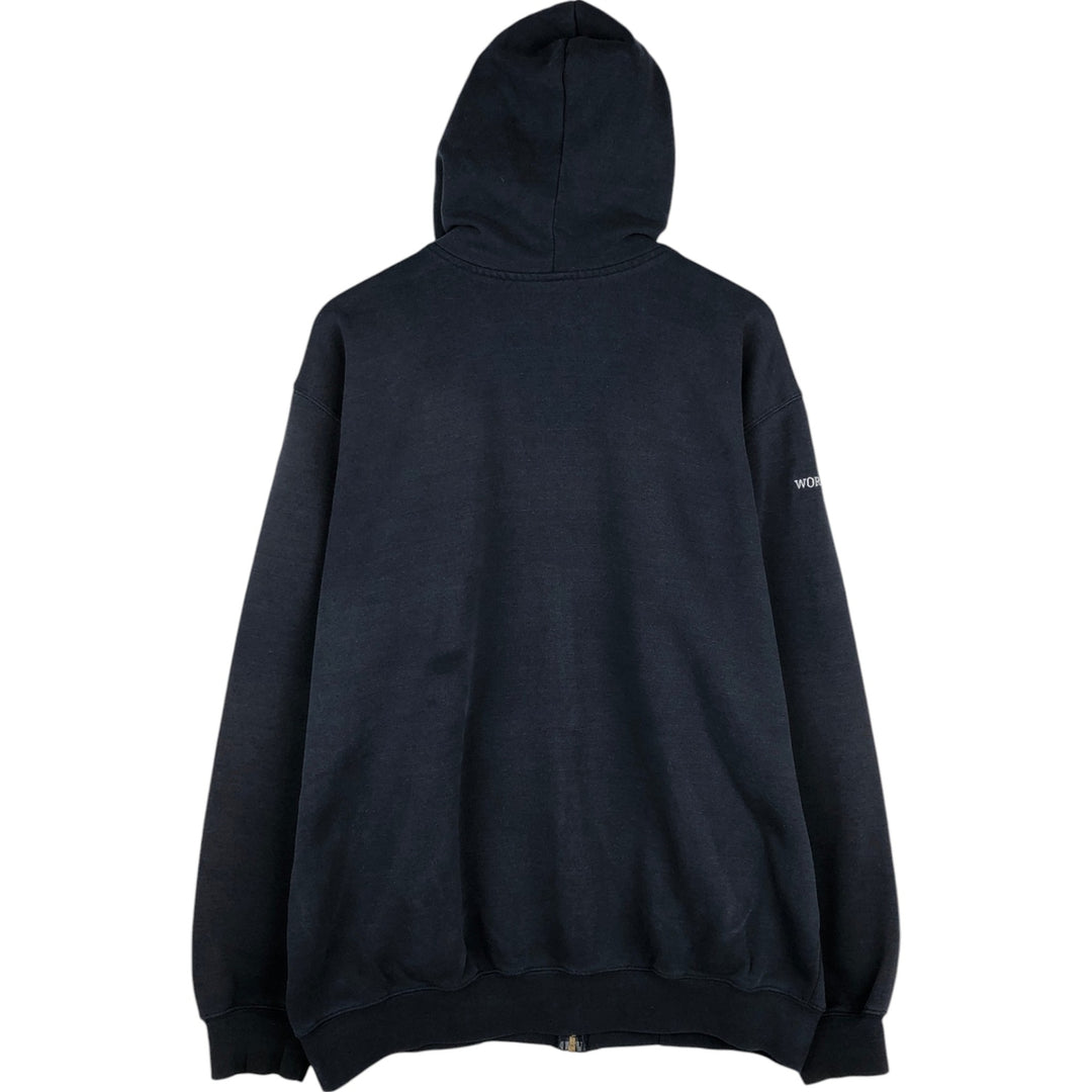 Carhartt Sweat Full Zip Hoodie Men's XL unclear navy blue type Vintage Second Hand