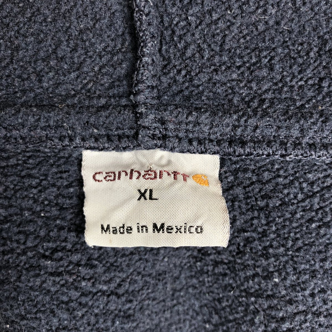 Carhartt Sweat Full Zip Hoodie Men's XL unclear navy blue type Vintage Second Hand
