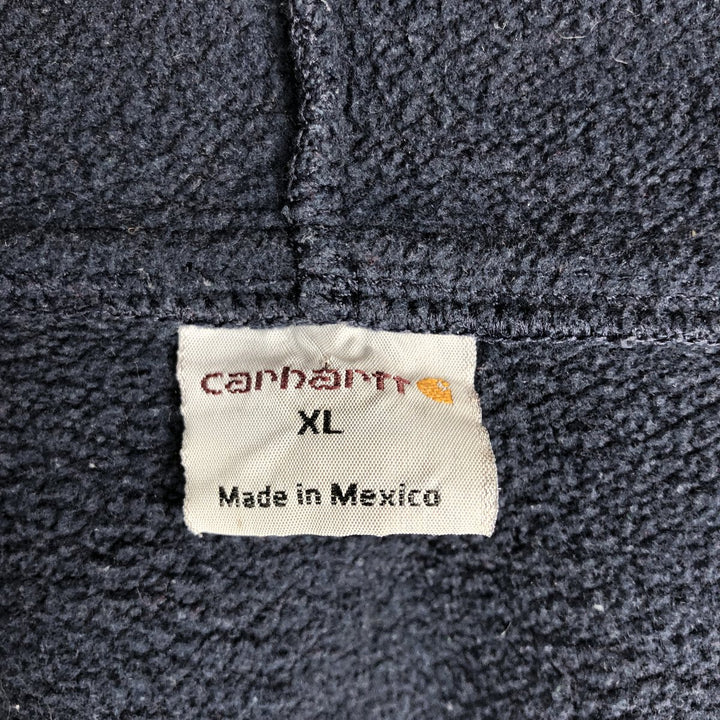 Carhartt Sweat Full Zip Hoodie Men's XL unclear navy blue type Vintage Second Hand