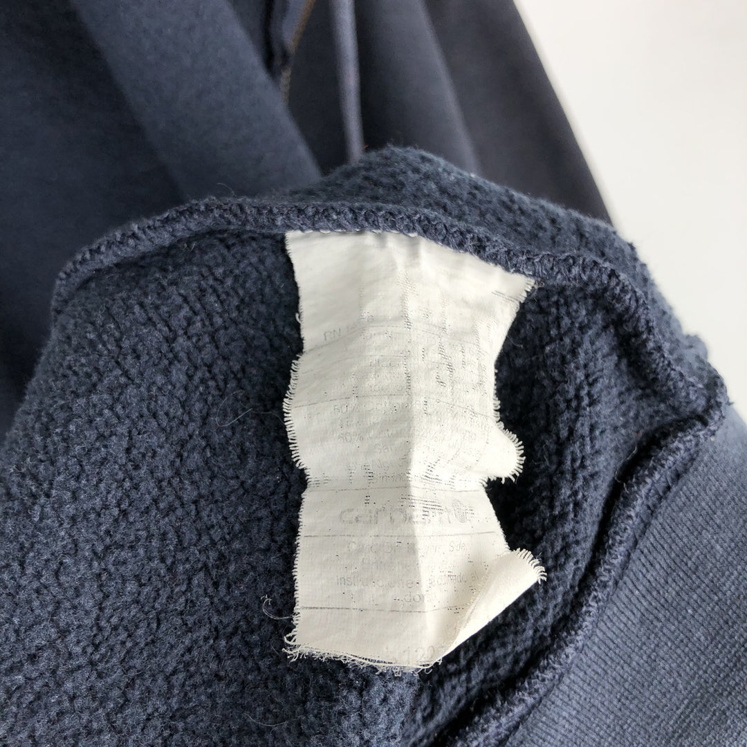 Carhartt Sweat Full Zip Hoodie Men's XL unclear navy blue type Vintage Second Hand