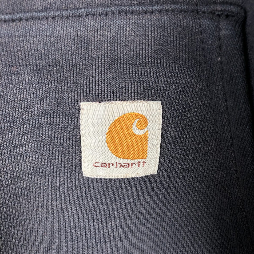 Carhartt Sweat Full Zip Hoodie Men's XL unclear navy blue type Vintage Second Hand