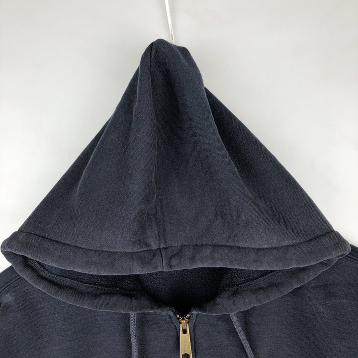 Carhartt Sweat Full Zip Hoodie Men's XL unclear navy blue type Vintage Second Hand