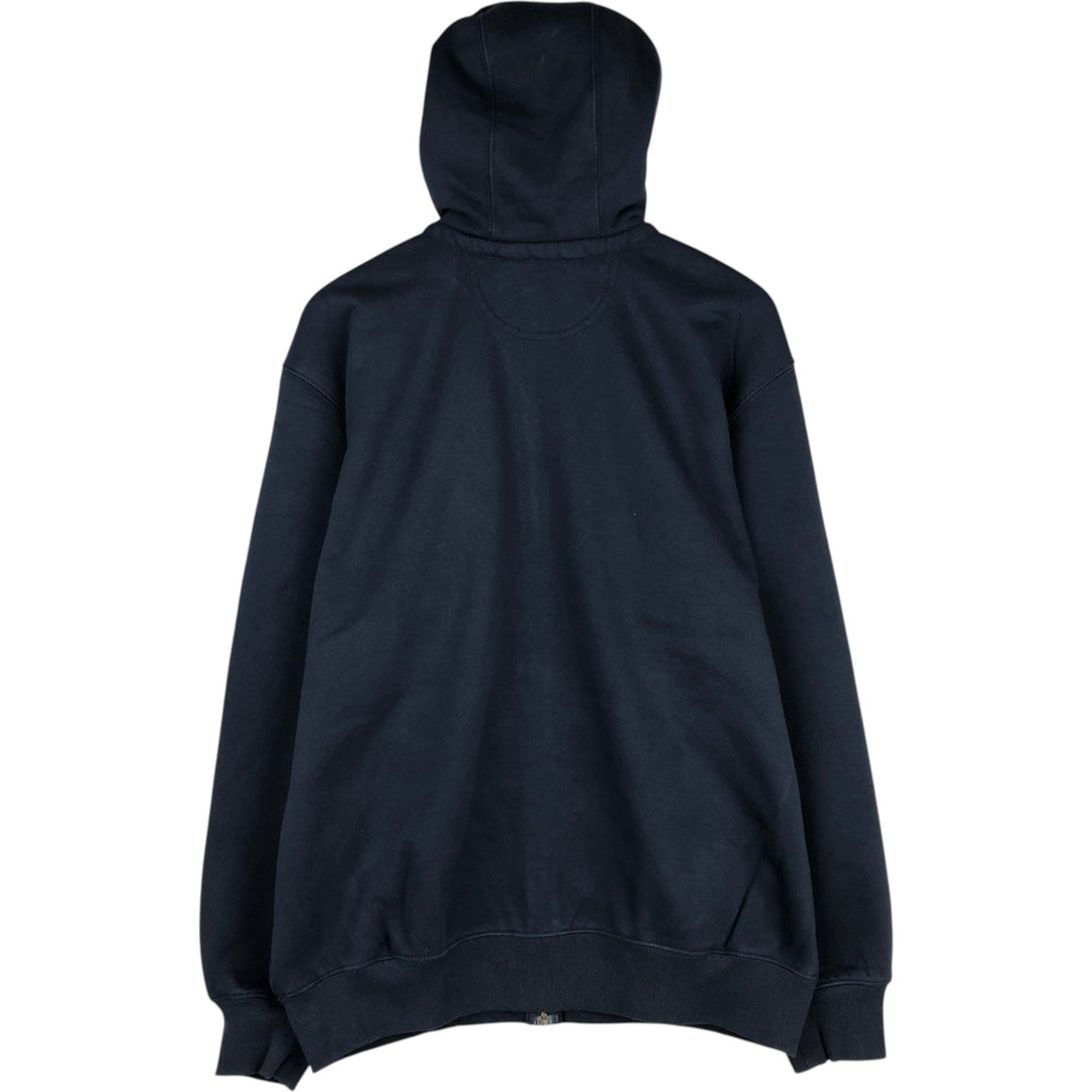 Carhartt RAIN DEFENDER LOOSE FIT Sweat Full-Zip Hoodie (Men's Size L) cotton navy blue type Vintage Second Hand