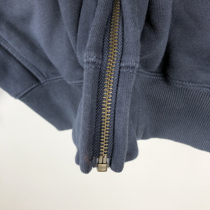Carhartt RAIN DEFENDER LOOSE FIT Sweat Full-Zip Hoodie (Men's Size L) cotton navy blue type Vintage Second Hand