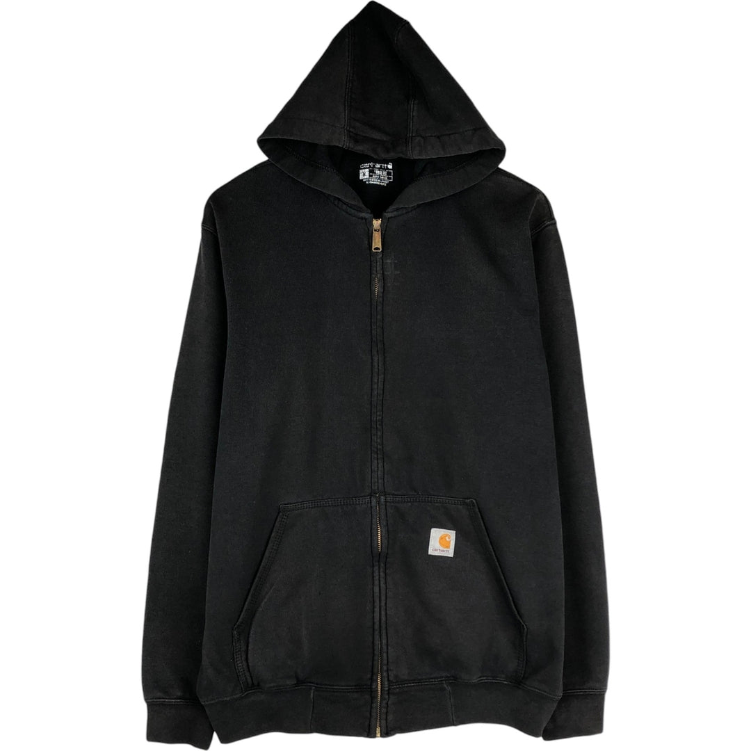 Carhartt Loose Fit Full-Zip Sweatshirt, Men's Size M unclear black type Vintage Second Hand