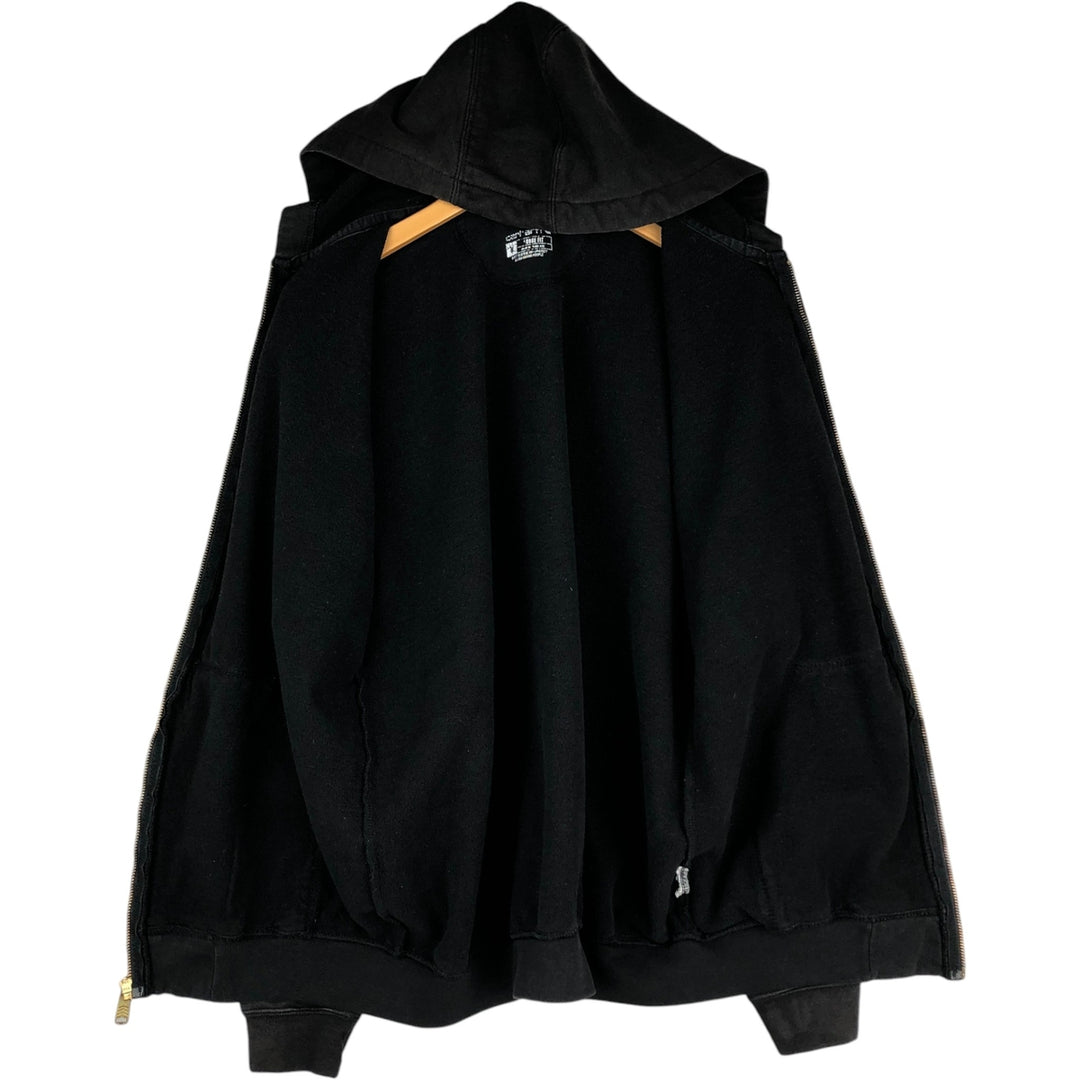 Carhartt Loose Fit Full-Zip Sweatshirt, Men's Size M unclear black type Vintage Second Hand