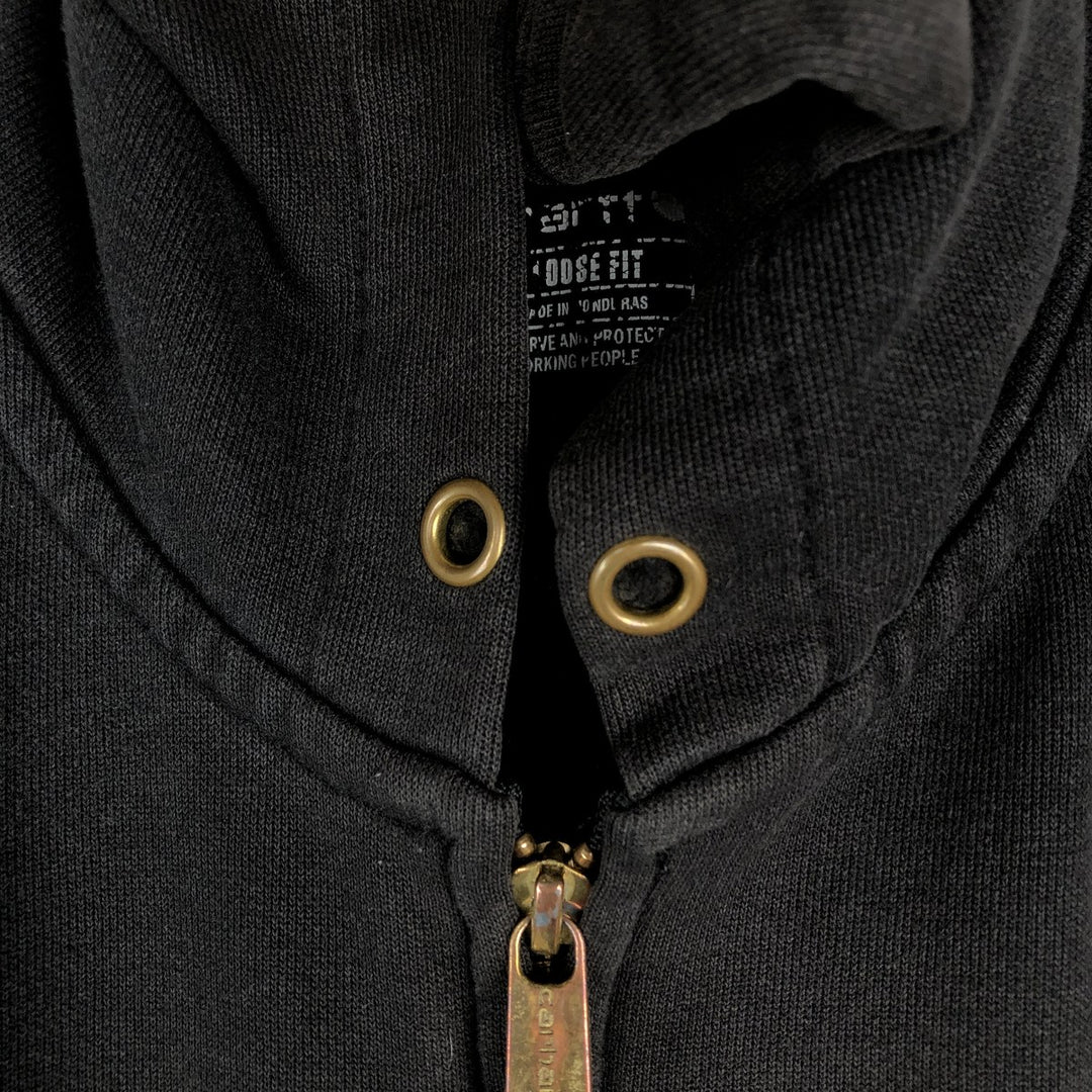 Carhartt Loose Fit Full-Zip Sweatshirt, Men's Size M unclear black type Vintage Second Hand