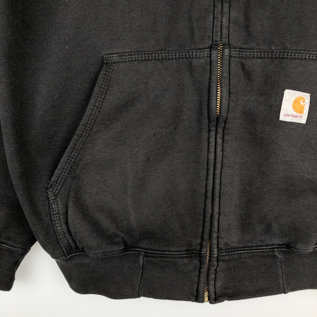 Carhartt Loose Fit Full-Zip Sweatshirt, Men's Size M unclear black type Vintage Second Hand